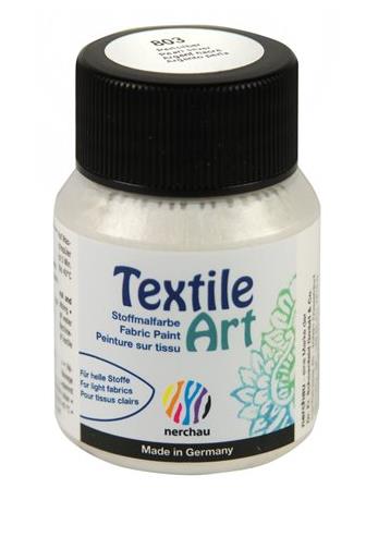 Nerchau Textile Art 803 stříbrná perleť 59 ml
