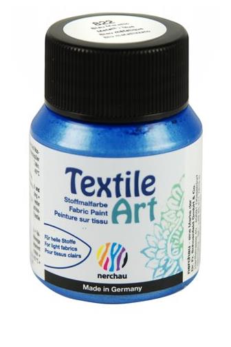 Nerchau Textile Art 822 modrá metalíza 59 ml