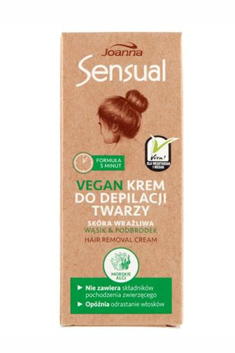 Sensual Vegan depilační krém na obličej 20 g