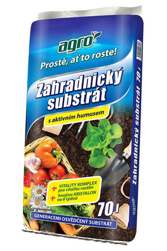 AGRO Zahradnický substrát univerzál 75l