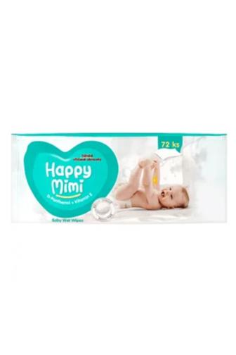 Happy Mimi dětské vlhč.ubrousky D-Panthenol 72 ks