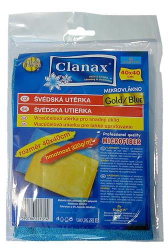 Clanax Švédská utěrka Gold Clanax 40 x 40 cm