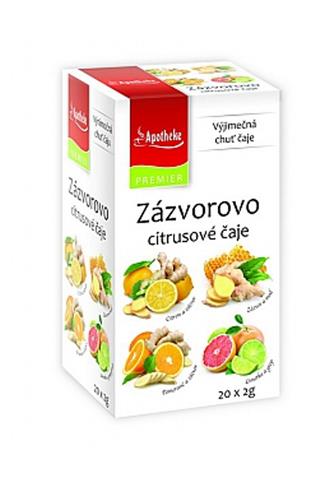Apotheke Premier zázvorovo citrusové čaje 20 x 2 g