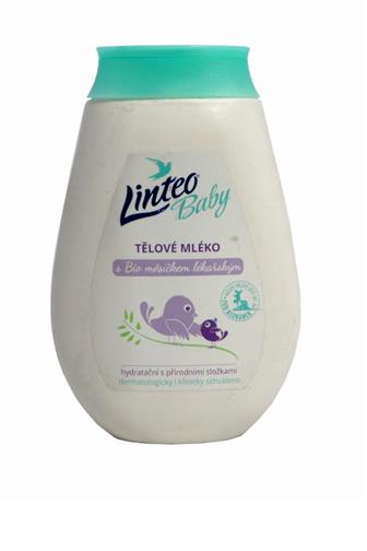 Linteo Baby tělové mléko 250 ml