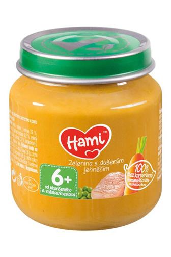 Hamimasozeleninový příkrm zelenína, dušené jehněči 6 m+ 125 g