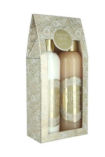 Vivian Gray Sweet Vanilla sprchový gel 250 ml+ tělové mléko 250 ml