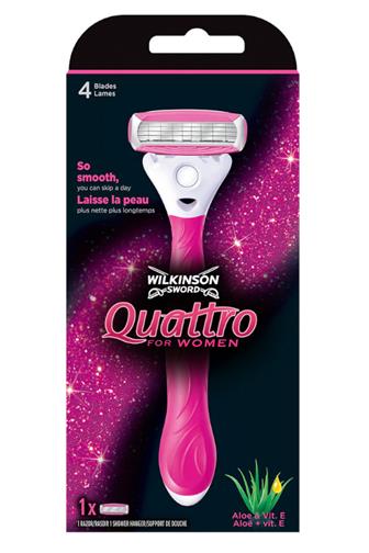 Wilkinson Sword Quattro for women strojek + hlavice 1 ks