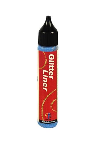 Nerchau Glitterliner 420 modrá 28ml