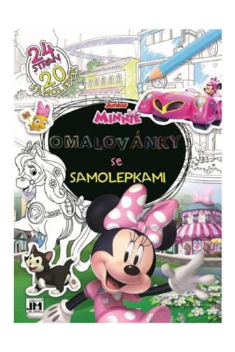 Omalovánky se samolepkami Minnie 20 sam.A4