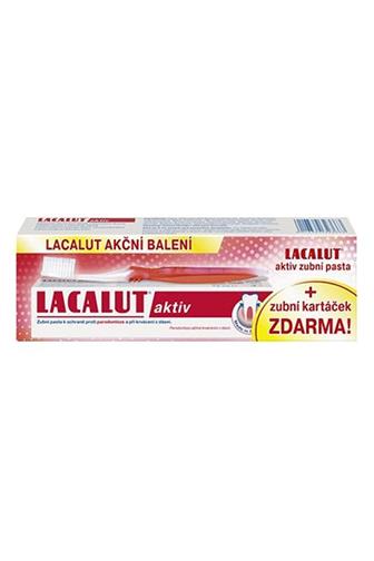 Lacalut Aktiv 75 ml + zubní kartáček 