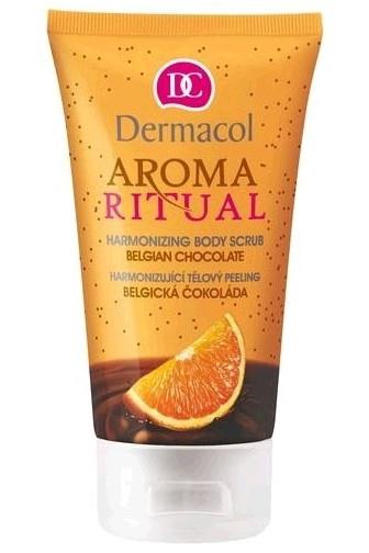 Dermacol Aroma Ritual harmonizing tělový peeling belgická čokoláda 150 ml