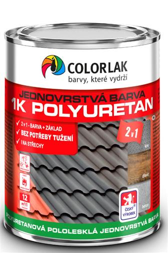 Colorlak Polyuretan 1K U2210 8002 hnědá 2,5 l