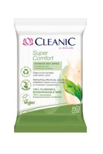 Cleanic Super Comfort intimní ubrousky 10 ks 