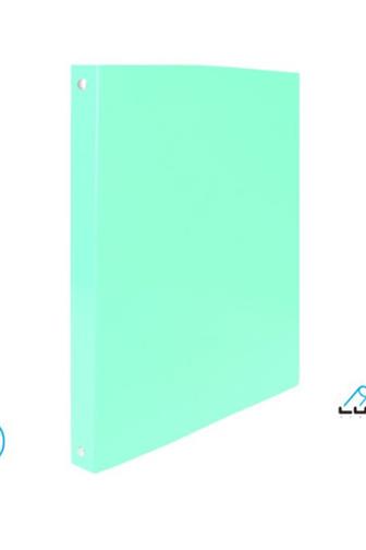 Pořadač pastel 4 kroužkový zelený A4