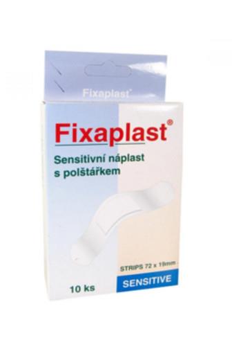 Fixaplast sensitive textilní průdušná náplast 72x19mm 10 ks