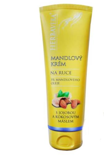 Herbavera Mandlový krém na ruce s jojobou a kokosovým máslem 100 ml