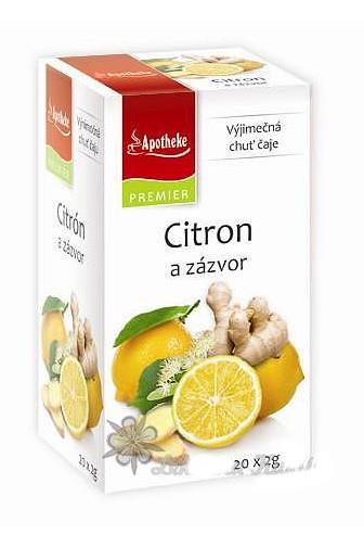 Apotheke Natur Citron a zázvor 20 x 2 g