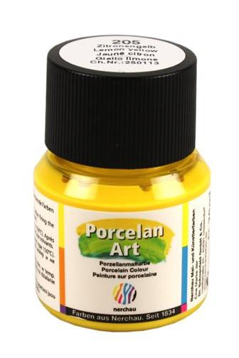 Nerchau Porcelan Art barva na porcelán žluť citronová 205 20 ml