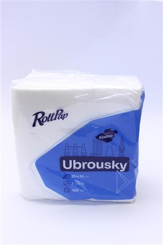 Ubrousky RollPap 1vrstvé 33x33 100ks