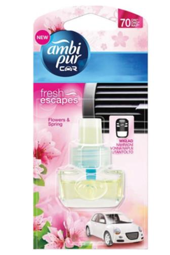 Ambi Pur Car Flowers & Spring náplň 7 ml