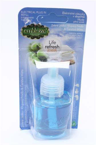 Embfresh Zelené jablko - křupavé prádlo & čerstvá máta náhradní náplň 19 ml