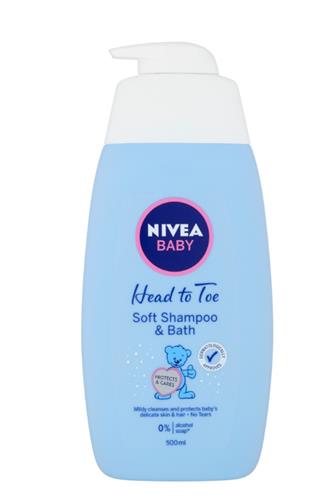 Nivea Baby šampon a pěna 2v1 500 ml
