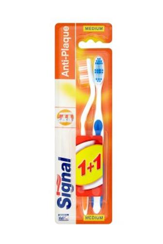 Signal Action Anti-Plague medium zubní kartáček 1+1