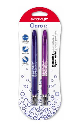 Perro Claro RT kuličkové gelové pero blistr 0.7+0.5 modré