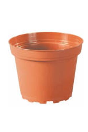 Květník CLASSIC TOD lehčený plastový terakota 8cm