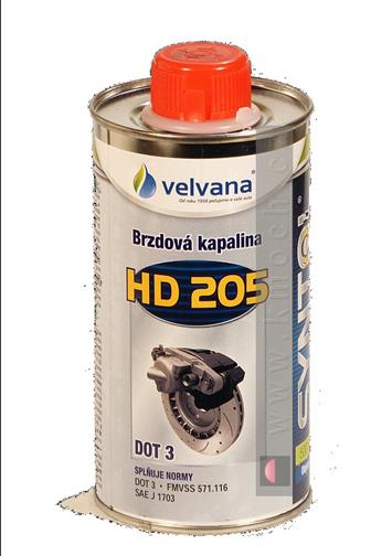 Velvana Syntol HD 205 DOT 3 - Brzdová kapalina 500 ml