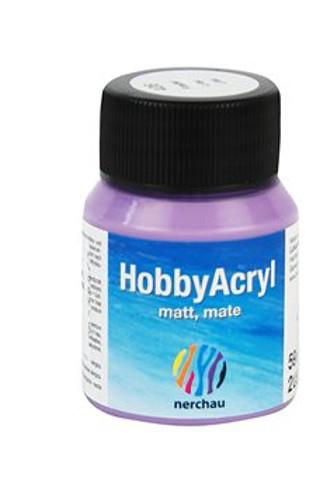 Nerchau Hobby Acryl Mat 406 šeříková 59 ml