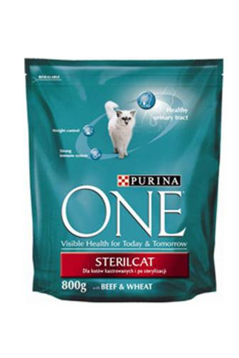 Purina One Sterilcat hovězí 800g