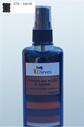 Chevas Barva na kůži a semiš 676 černá 110 ml