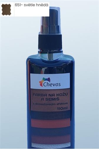 Chevas Barva na kůži a semiš 651 světle hnědá 110 ml