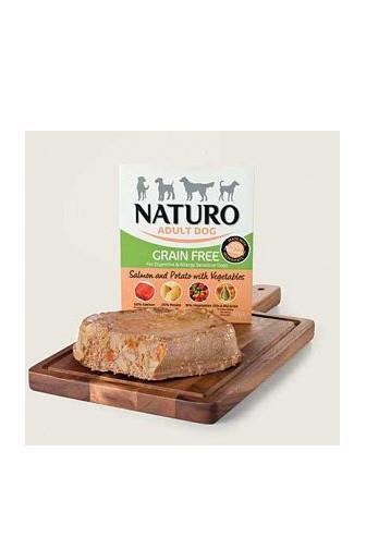 Naturo Adult Dog losos s bramborem a zeleninou 400g