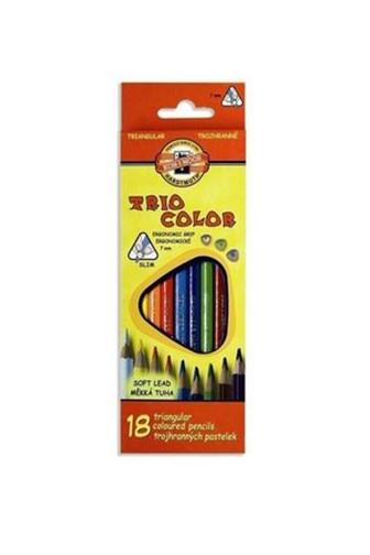 Pastelky Triocolor trojhranné TR 7 3133/ 18 ks