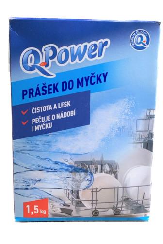 Q power prášek do myčky nádobí 1.5 kg 
