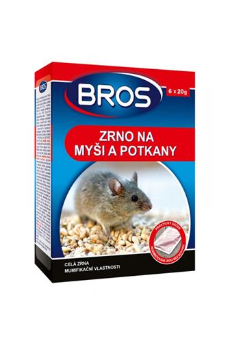 Bros zrno na myši a potkany 6 x 20g