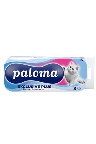 Paloma Exclusive 3 vrstvý toaletní papír s potiskem 10 ks