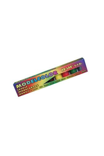 Modelcolor vodou ředitelná modelářská barva hliník 20g