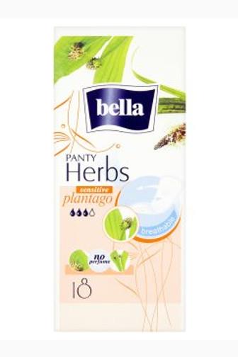Bella Herbs Plantago Sensitive hygienické slipové vložky 18 ks