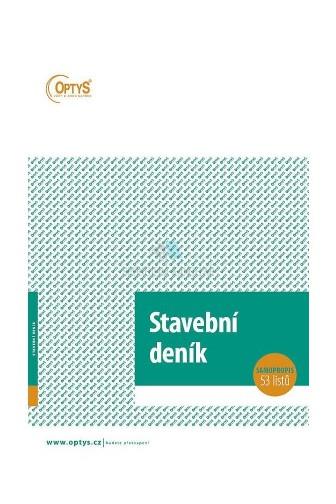 Optys Deník stavební A4 NCR propisovací OP1268