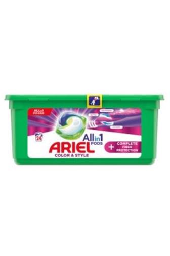 Ariel All in 1 Color fiber protection gelové kapsle 12 ks