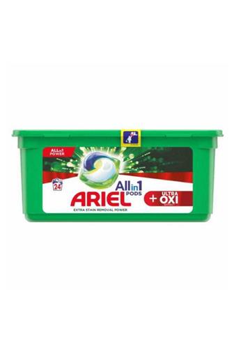 Ariel All in 1 Oxi gelové kapsle 24 ks