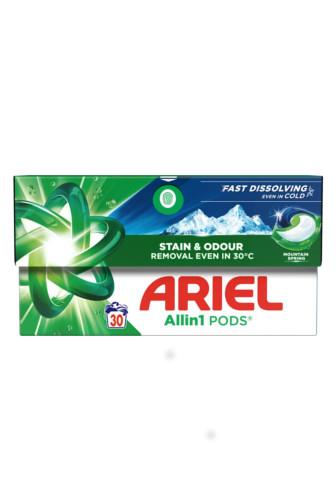 Ariel kapsle All in1 Stain & Odour Mountain Spring 30 ks