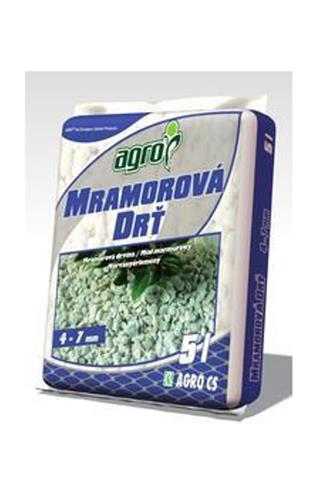 Agro Mramorová drť 4 - 7 mm 5 l