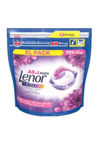 Lenor All in1 gelové kapsle color amethyst & floral 38 ks