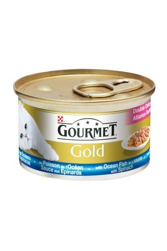Gourmet Gold ryba se špenátem 85 g