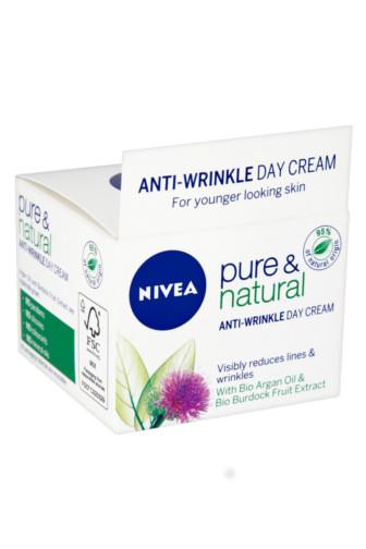 Nivea Pure & Natural zklidňující denní krém 50 ml
