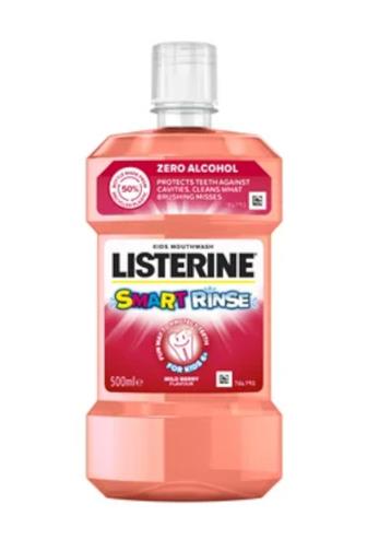 Listerine Smart Rinse Mild Berry dětská ústní voda 500 ml 